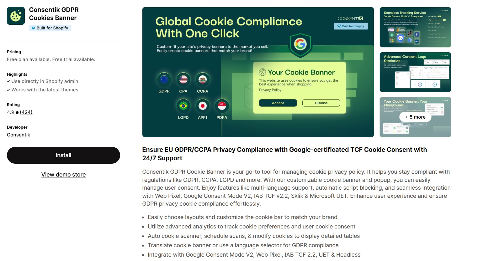  Consentik GDPR Compliance – Analytics to Track Consent Rates